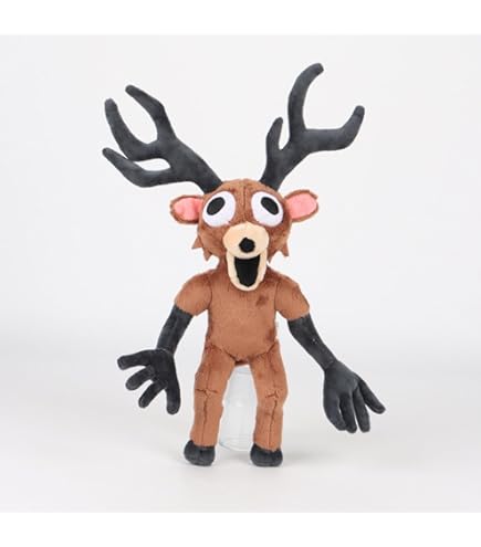 Amazon.co.jp: [Hushan] シカ ぬいぐるみ 非公式 森の99夜風 人形 38cm