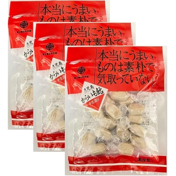 ★産地・鹿児島から送料無料！【村尾】６本セット。森伊蔵からいも飴プレゼント^^★ 楽天市場】冨士屋あめ からいも飴 100g セット 昔ながらのいも