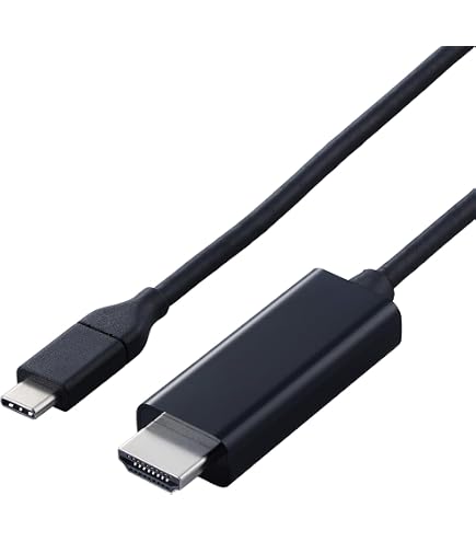 Amazon.co.jp: エレコム USB-C HDMI 変換 ケーブル (USB C to HDMI