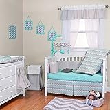 Seashore Waves 5 Piece Baby Crib Bedding Set with Bumper by Trend Lab by Trend Lab [並行輸入品]