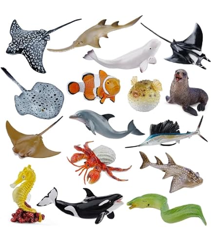Amazon.co.jp: [猫神山] SEA WORLD ミニチュア フィギュア モデル 置物