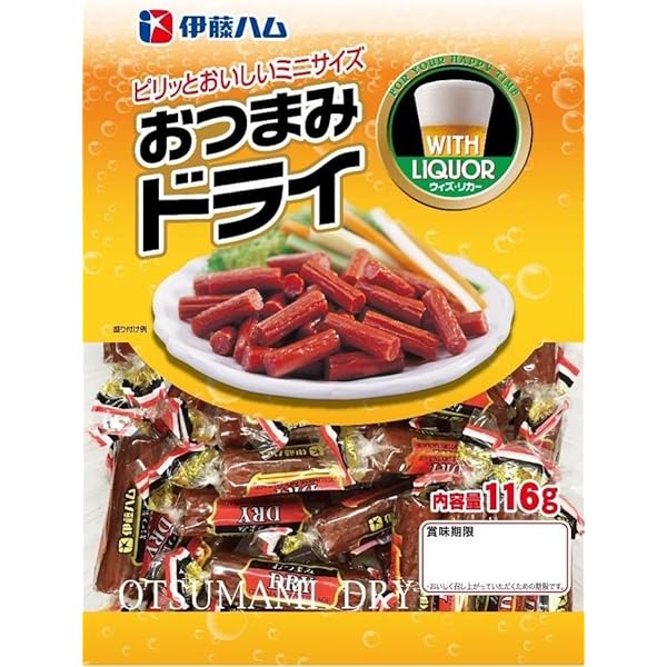 Amazon.co.jp: おつまみドライ 116g × 1袋 伊藤ハム サラミ