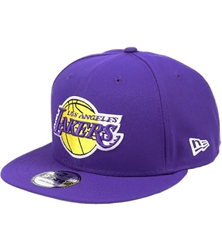 Newera 59fifty ロサンゼルスレイカーズ レザー キャップ 9FIFTY ニューエラ キャップ ロサンゼルス・レイカーズ New Era