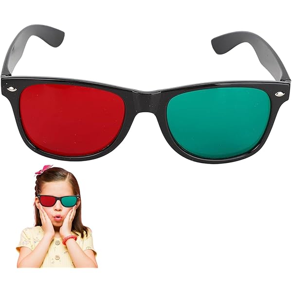 Amazon.co.jp: [Vuggdt] トレーニング メガネ、レッド グリーン