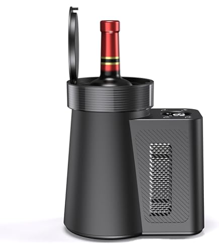 Amazon｜電動ワインクーラー、シングルボトル、電動ワインアイスバケツ