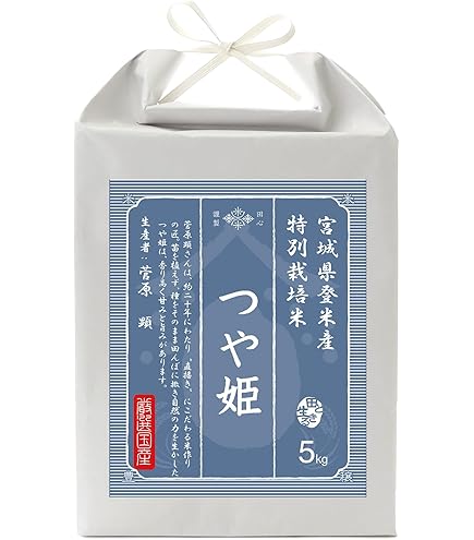 Amazon.co.jp: ◇令和7年 / 2025年 宮城県産◇ つや姫 【白米25kg