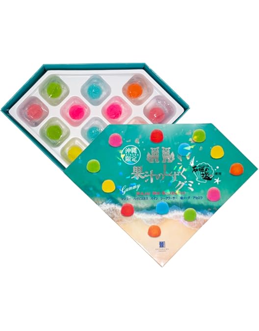 Amazon | 【ピンク/青】山梨限定 果汁のしずく 13個入り 銘菓 果汁の雫