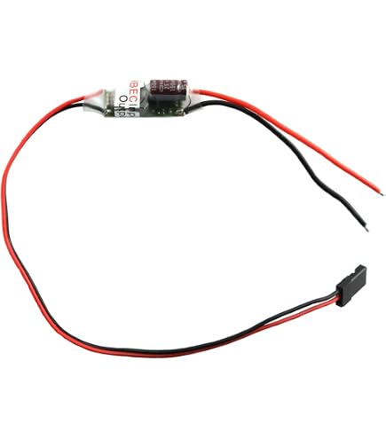 LICHIFIT UBEC 5V 3A Entièrement Blindé Anti-Interférences - Alimentation à Découpage 3A Max 5A Pour ESC BEC RC Hélicoptère