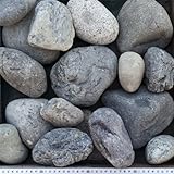 天竜川流域産 栗石100-150mm 20kg（11.1Ｌ）×30袋セット 【600kg】【和風のロックガーデンに最適です!!】