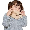 マフラー 子ども ネックウォーマー キッズ 襟巻き 柔らかい スネード 女の子 男の子 防寒 マフラー 子供用マフラー ベージュ色