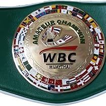Amazon | WBC ムエタイ アマチュア チャンピオン レプリカ ベルト