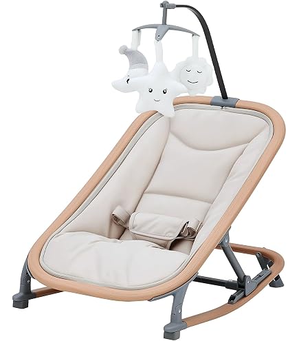 美品】Richell バウンシングシートN ライトグレーバウンサー 