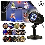 Lightess クリスマス プロジェクションライト LED イルミネーションライト クリスマスライト led 投影ランプ 屋外 防水 ステージライト 置物ライト スポットライト ロマンチック パーテ