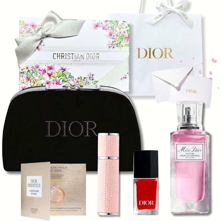 Amazon.co.jp: Dior ブルーミングブーケ ポーチセット (EDT 5ml+リップ