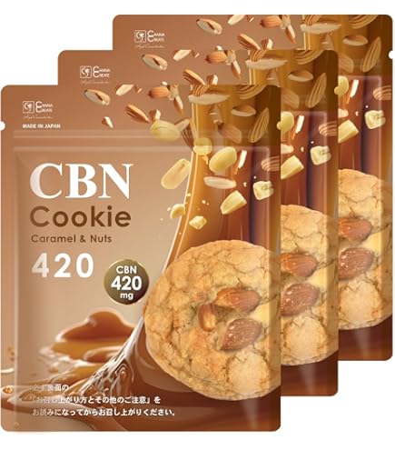 Amazon.co.jp: CANNA CREATE 高濃度 CBN クッキー 1500mg 6枚入りBOX 1