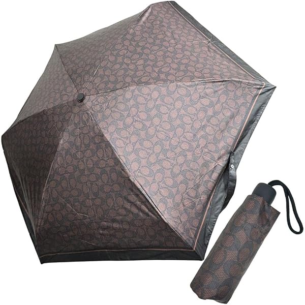 Amazon | コーチ COACH 傘 折りたたみ傘 UVカット シグネチャー ミニ