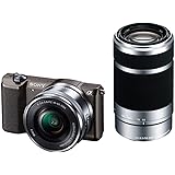 ソニー ミラーレス一眼 α5100 ダブルズームキット E PZ 16-50mm F3.5-5.6 OSS + E 55-210mm F4.5-6.3 OSS ブラウン ILCE-5100Y-T