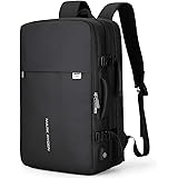 MARK RYDEN 超大容量ビジネスリュック メンズバックパック 3WAY手提げ usbポート付き 17インチラップトップ用 180°開口 大容量リュックサック【17.3インチ】