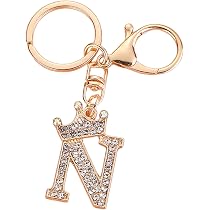 Amazon.co.jp: [Joyasslly] バッグチャーム イニシャルチャーム