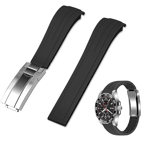 Amazon.co.jp: [MTP & Style] ラバーベルト 20mm バックル付き 腕時計