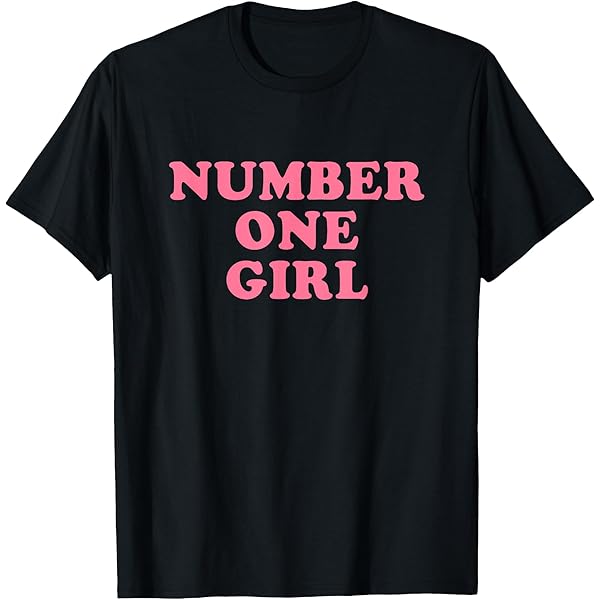Amazon | NUMBER ONE GIRL Tシャツ | Tシャツ・カットソー 通販