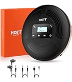 HOTT ポータブルCDプレーヤー Bluetooth対応 1800mAh