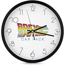 Amazon.co.jp: 壁掛け時計 バックトゥザフューチャー 時計