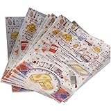 50 PCSキャンディーペーパーキャンデー包装紙撚りワックス紙12 * 5CM-B4