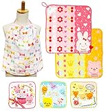 タオルセット 女の子用 入園準備 ループタオル2枚/プチタオル3枚/おりこうタオル WG807120/PG451100/WG454400