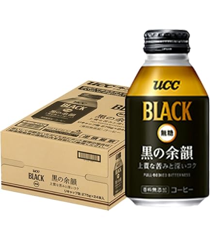 Amazon.co.jp: UCC 上島珈琲 BLACK 無糖 ブラック 黒の余韻 375g×2