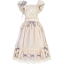 H274 レディース 貴族 風 ワンピース リボン ロングスカート § コスr ワンピース ロリータ 学院風 lolita ロングスカート 洋服 長袖