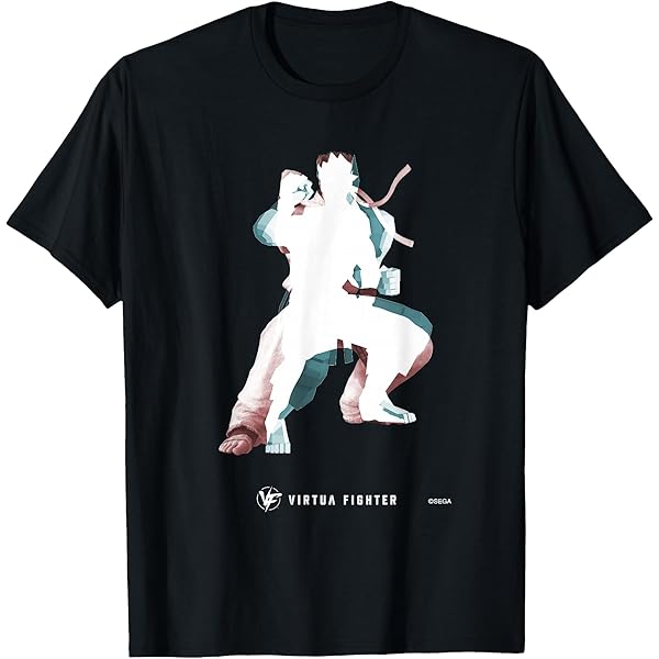 Amazon | 『バーチャファイター』シリーズロゴ Tシャツ | Tシャツ