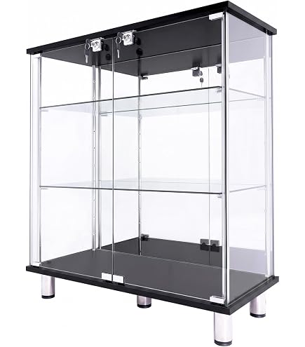 Amazon.co.jp: 生活グッズラボ ショーケース ガラスケース 背面ミラー