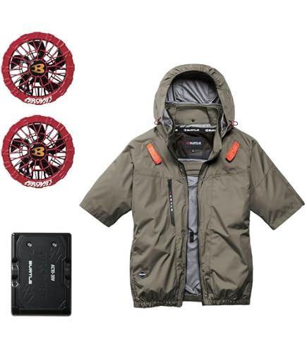 Amazon.co.jp: BURTLE バートル エアークラフト ファンユニット(※AC360