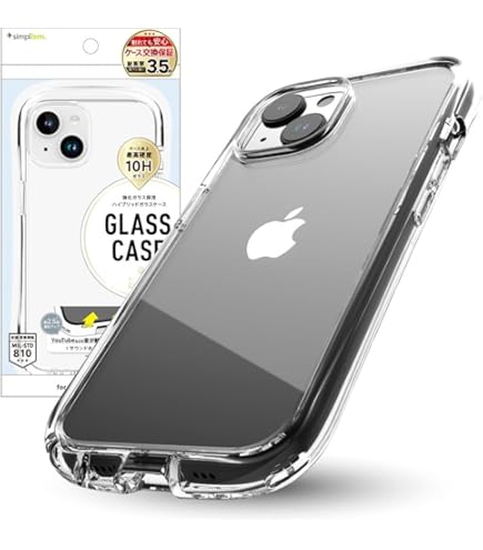 Amazon.co.jp: Simplism シンプリズム iPhone 15 Pro Max [GLASSICA