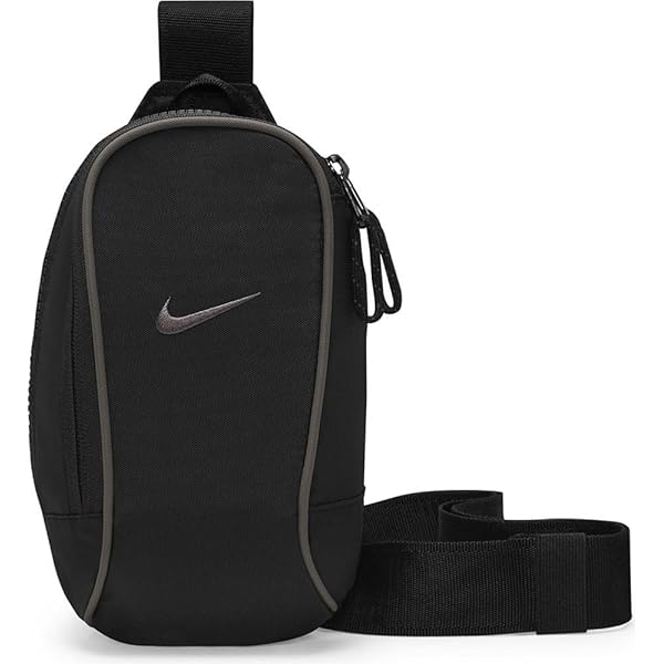 NIKE NK NSW Essentials Sling Bag, Black/Black/Ironstone