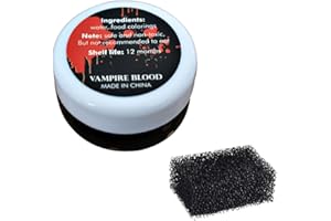 【TOUFEIYUAN】血糊 フェイクブラッド 血のり ·プロ 顔と体の絵 傷跡 ホラー 吸血鬼 偽の血塊の血 化粧 ハロウィーン，お化け屋敷 コスプレ小道具 コスチューム パーティー用 (血液軟膏)