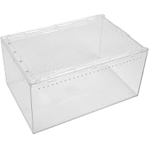 Amazon | 30×20×15cm 爬虫類 ケージ 両生類飼育ケース 昆虫ケージ 通気