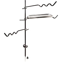 Kプロフ　キャンプ用品　ファイヤーアンカー 大型 3 アーム ファイヤー アンカー - ポータブル ブッシュクラフト