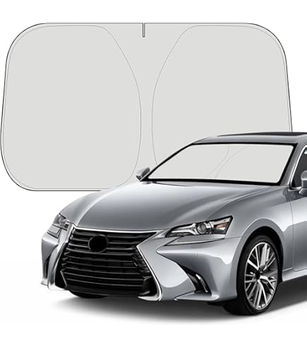 Amazon.co.jp: 【2022新登場】レクサスGS フロントサンシェード 10本骨