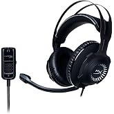 HyperX Cloud Revolver ゲーミング ヘッドセット オーディオコントロールボックス付延長ケーブル ブラック/ホワイト 2年保証 HX-HSCR-GM