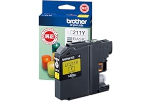 【brother純正】 ブラザー工業(Brother Industries) インクカートリッジイエロー LC211Y 対応型番:DCP-J968N、DCP-J767N、DCP-J567N、MFC-J887N、MFC-J737DN 他