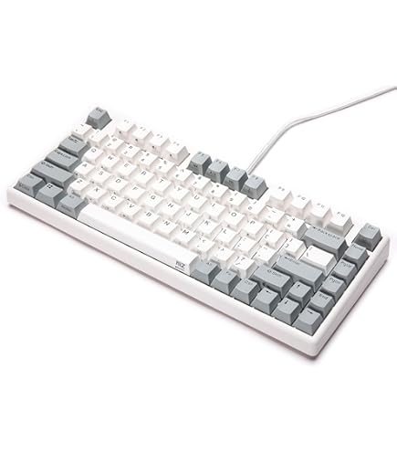 Amazon | NiZ キーボード 【X87白い】 静電容量無接点方式 ワイヤレス