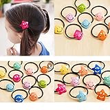 YISYO ヘアゴム ヘアアクセサリー 子供大人通用 髪留め　ランダム10個セット　シンプルリボン　可愛い　レデイース　キュート おしゃれ　人気な髪飾り