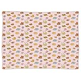 Super Soft Throw BlanketカスタムデザインCozy Fleece Blanket、風景、3dグラフィックファンタジーランドat Night Cloudy Sky Moon Tre