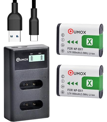 Batteria NP-BX1 Mtb More Energy Per Sony Cyber-shot, DSC-WX350, HX60, HX400V E Altri