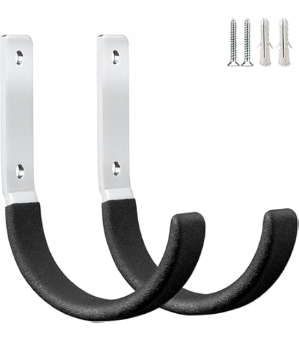 Ganci Da Parete Heavy Duty Per Garage - Organizza Attrezzi, Bici E Tanto Altro - Piccoli (9x12 Cm) Ma Super Resistenti! - Foto 3