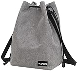 AGENIUS・Sigma BF 一眼レフ カメラバッグ 巾着 ショルダー ストラップ 肩掛け 手提げ 一眼レフ女子 カメラ収納 間仕切り付き 女子 かわいい メンズ レディース 男女兼用 SIGMA シグマ(ライトグレー)