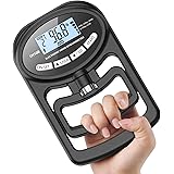 Hand Dynamometer Grip Strength Trainer - Electronic Hand Grip Strength Tester Grip Strengthener Hand Exerciser Meter Digital 
