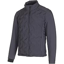 新品アメージングクリー AMAZゴルフメンズジャケット　フード付 Munsingwear マンシングウェア ENVOY バイアス mロゴ キルトジャ